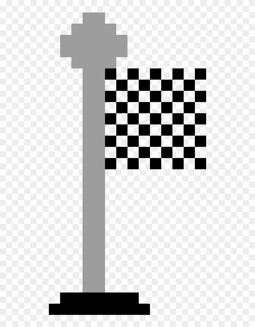 Checkered Flag - Grade 7 Damath Board Clipart #446603