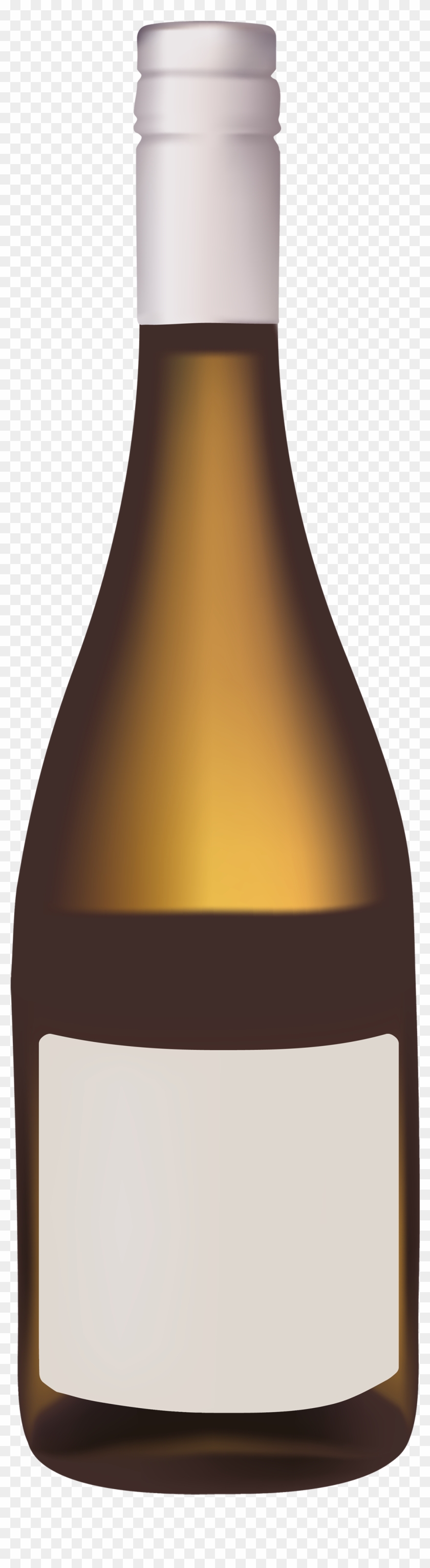 Gold Wine Bottle Png Clipart - Wine Bottle Clipart Png Transparent Png #446680