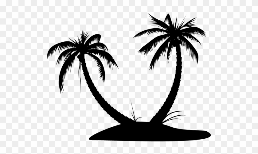 Island Silhouette Clip Art - Png Download