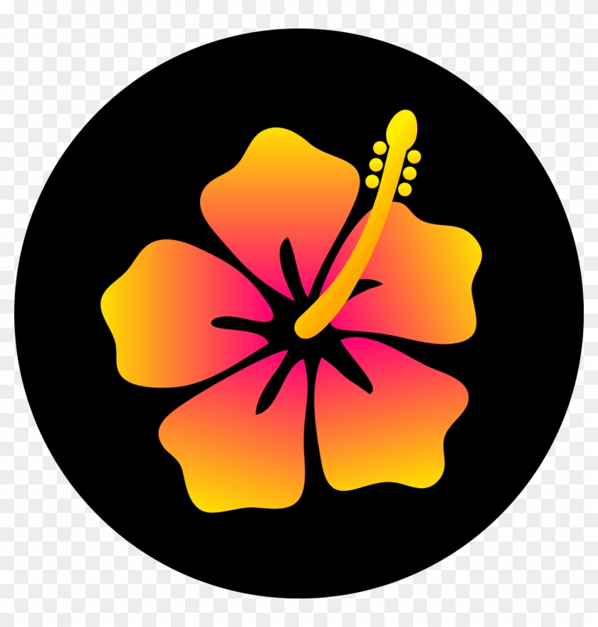 Hawaiian Flowers Drawing Clipart #447053