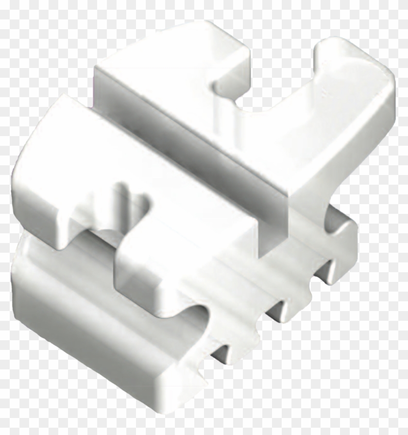 Ice Cube Composite Brackets - Dental Braces Clipart #447252