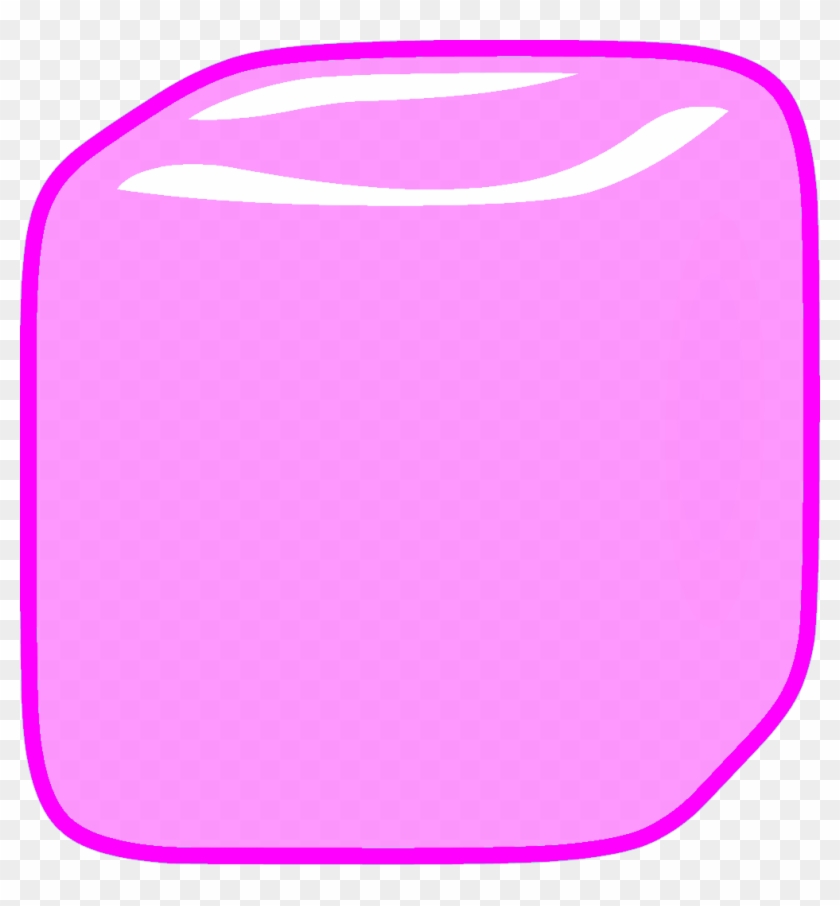 Ice Cube Clipart Cube Object - Pink Cube Png Transparent Png #447387