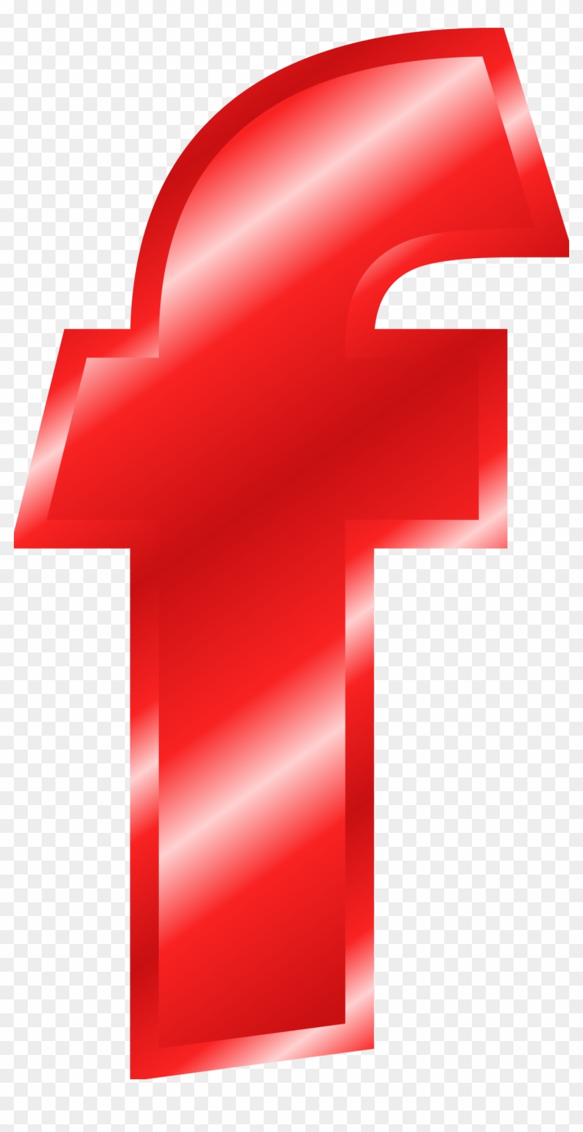 Big Image - Letter F In Red Png Clipart