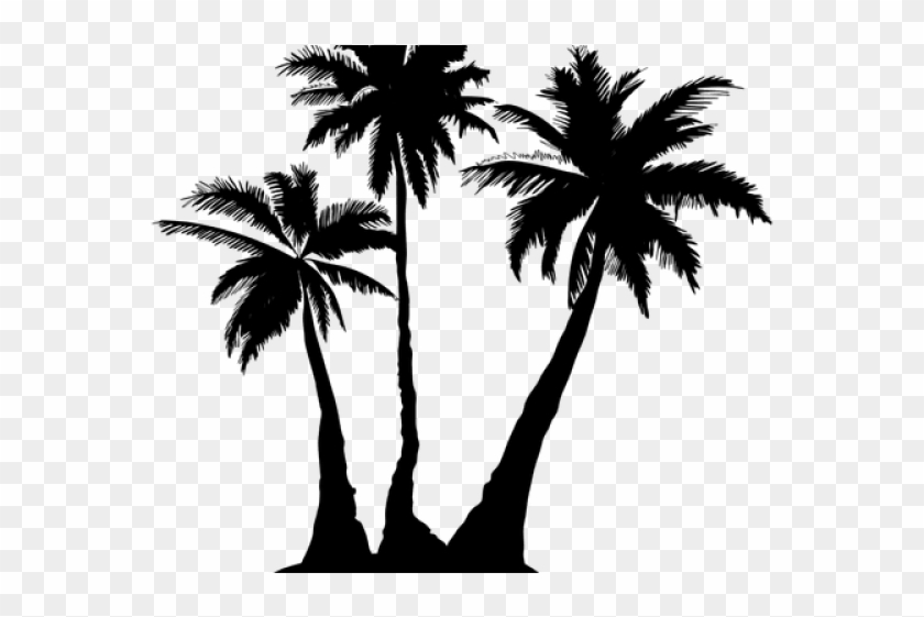 Silhouette Palm Tree Clipart