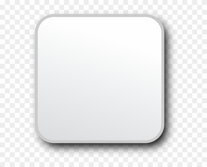 White Square Button Png Clipart #447781