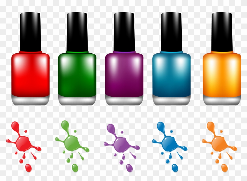 Free Stock Cosmetics Manicure Suit Transprent Png Download - Nail Polish Clipart