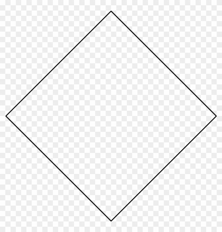 Cross Graph - White Diamond Shape Png Clipart