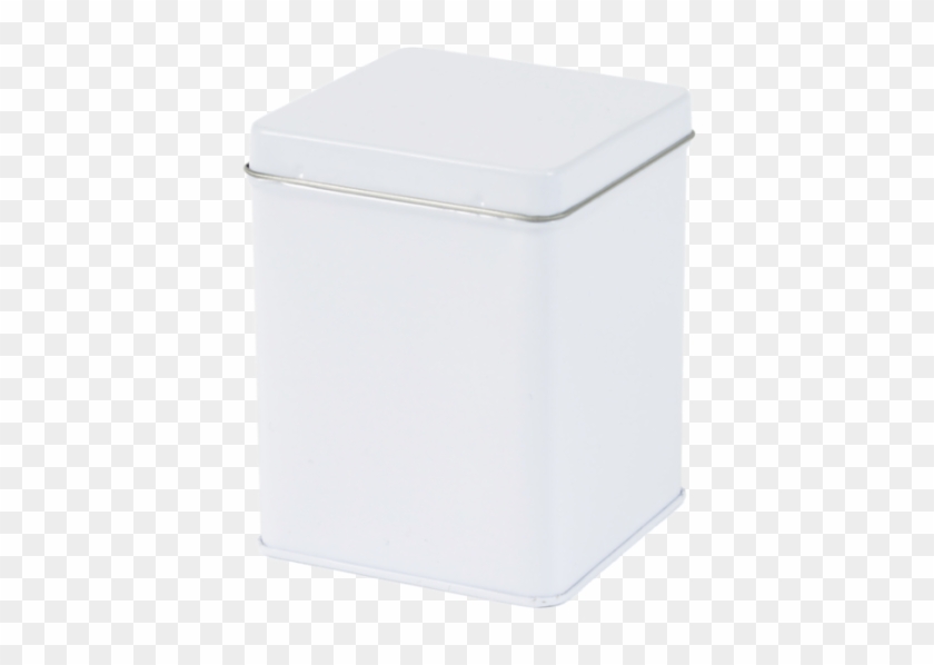 100 G Square Tin With Hinged Lid - Box Clipart #448258