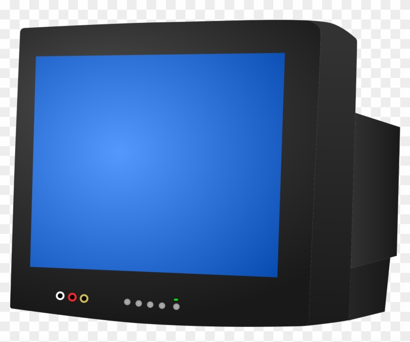 Television Clipart Crt Tv Television Crt Tv Transparent - Crt Tv Vector Png #448365