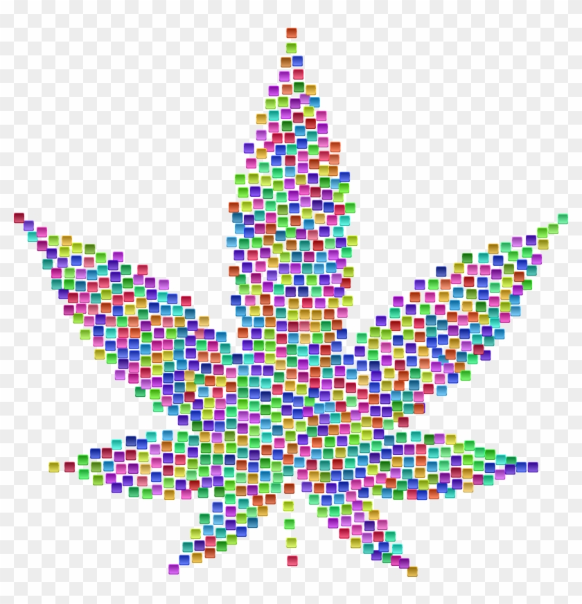 This Free Icons Png Design Of Marijuana Leaf Tiles Clipart #448587