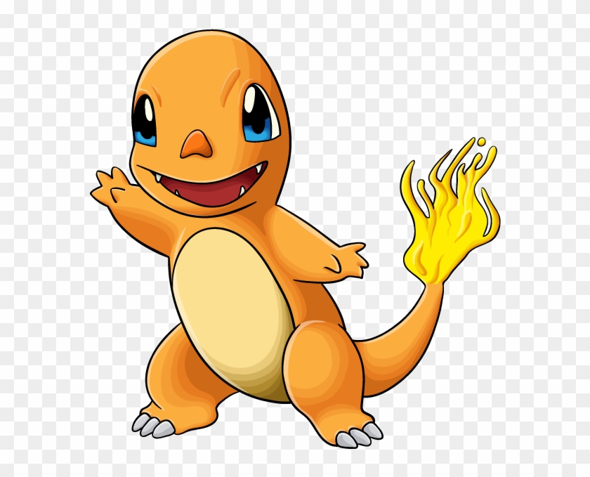 Hello Clipart Charmander Pokemon - Easy Pokemon Drawing Ideas - Png Download