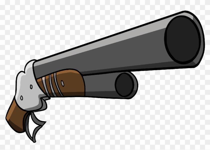 Cartoon Shot Gun Clipart #448856