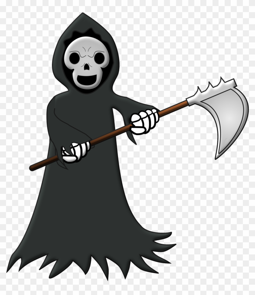 565 X 668 2 - Grim Reaper Cartoon Transparent Clipart #449038