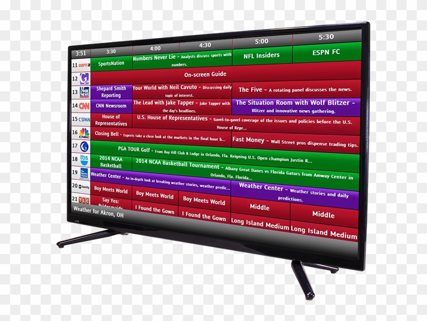 On-screen Channel Guide - Orlando Tv Guide Clipart