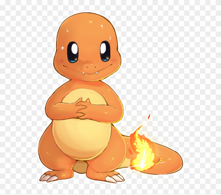 Charmander Doodl - Cartoon Clipart