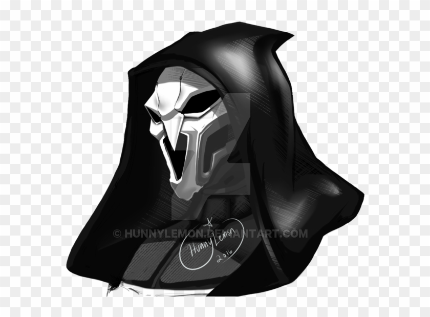 600 X 546 6 - Reaper Side View Overwatch Clipart