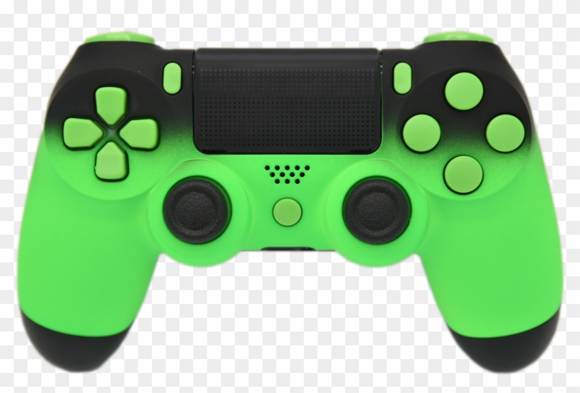 Green & Black Fade Ps4 Controller - Custom Ps4 Controller Clipart #449477