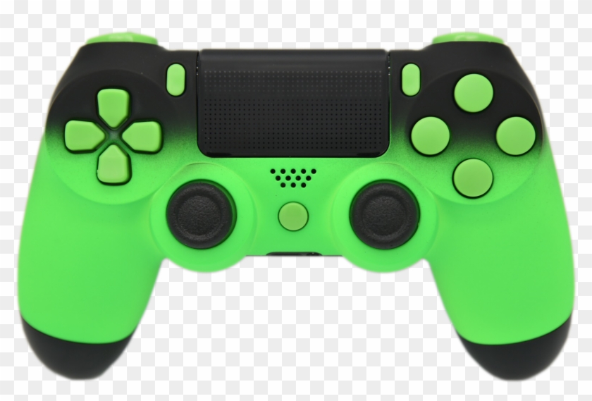 Green & Black Fade Ps4 Controller - Custom Ps4 Controller Clipart