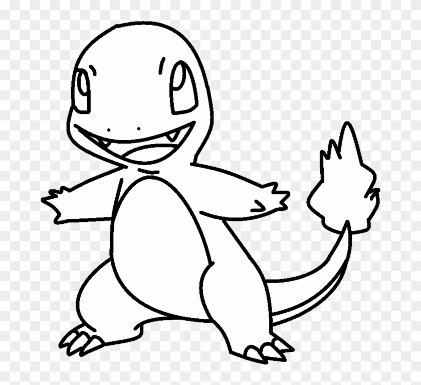 Charmander Coloring Pages Clipart