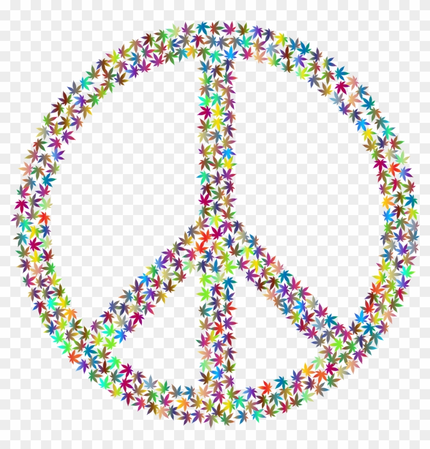 This Free Icons Png Design Of Marijuana Peace Sign Clipart #449594