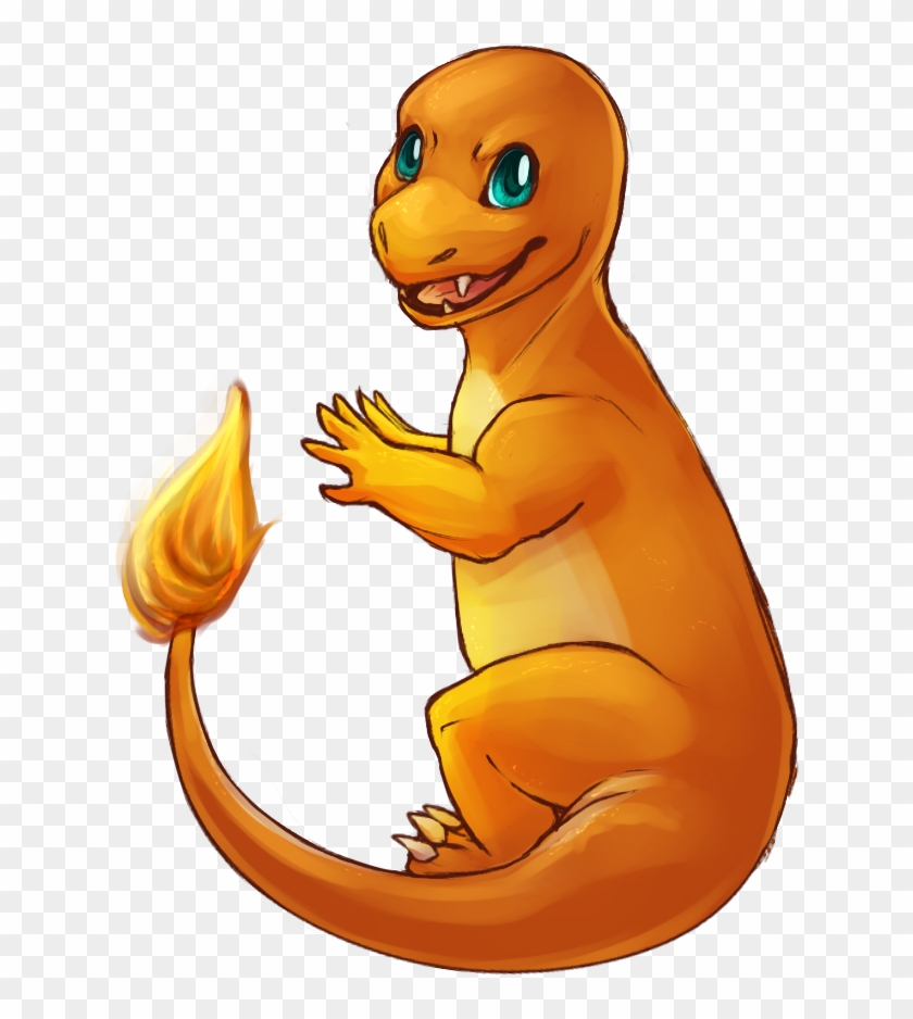 Charmander - Cartoon Clipart