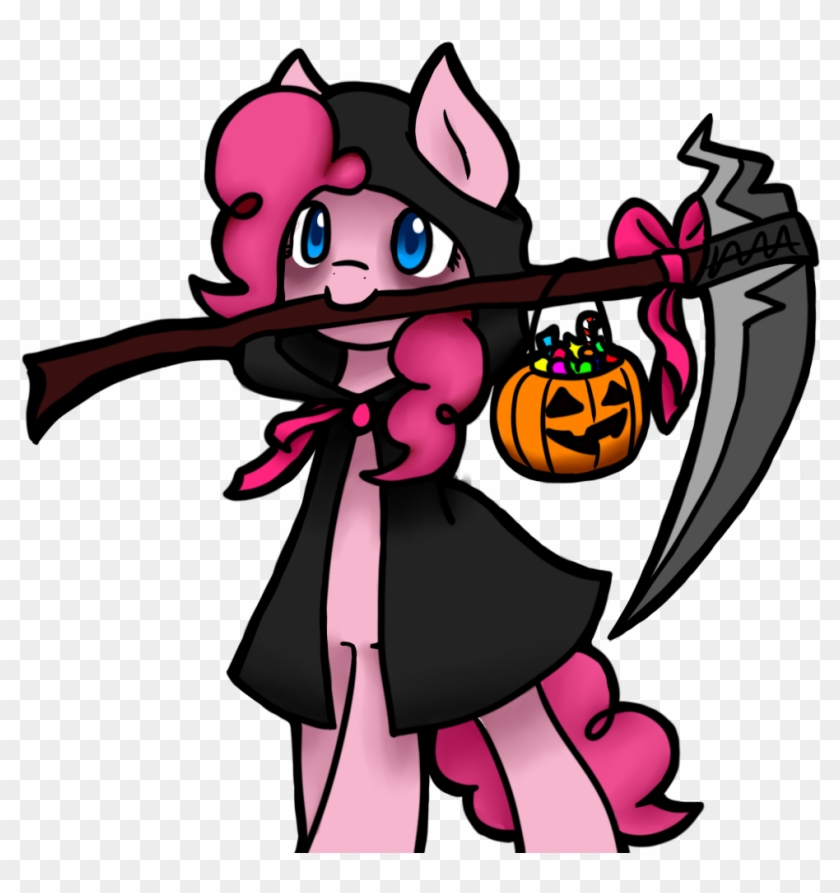 Jadekettu, Candy, Clothes, Costume, Grim Reaper, Nightmare - Pinkie Pie Reaper Clipart #449803