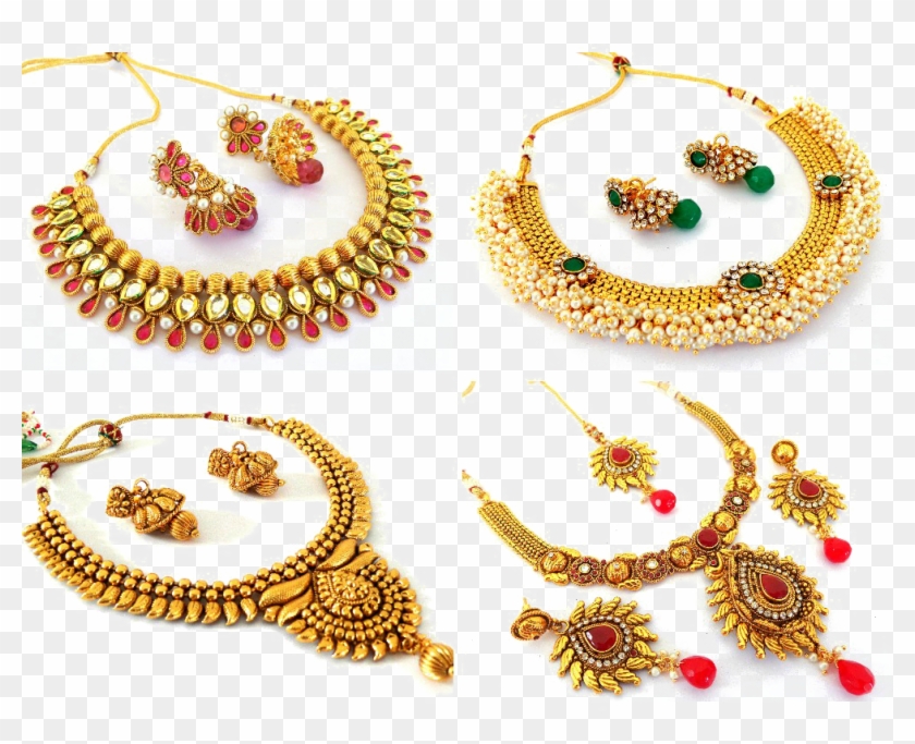 Download Gold Necklace Png Photo - Jewellery Png Images Hd Clipart