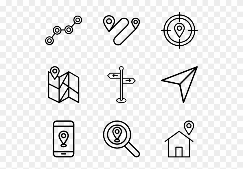 Maps And Navigation - Golf Icon Free Clipart #449970