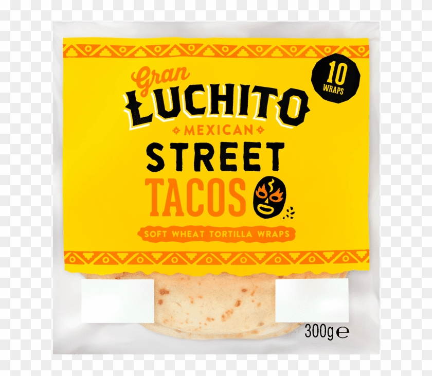 Soft Wheat Street Tacos - Gran Luchito Clipart #4400041