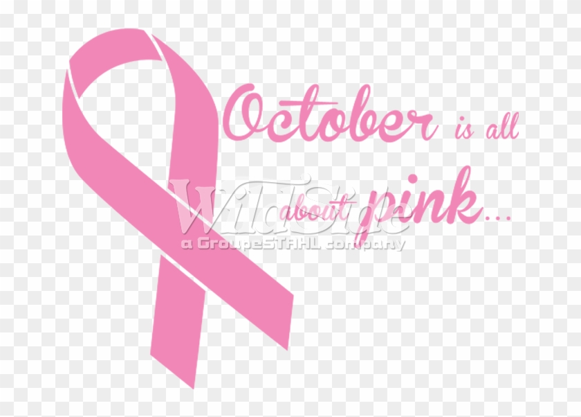 October Is All About Pink - Pink Ladies Clipart