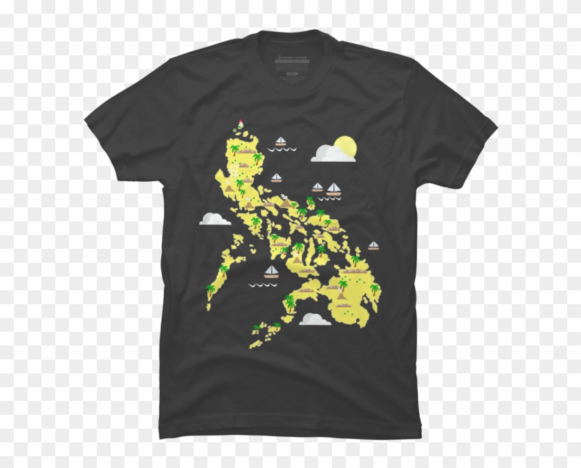 Map Of The Philippines - Programmer T Shirt Design Clipart