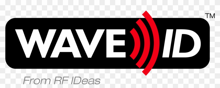 Waveid Logo, Black With Tagline - Graphic Design Clipart