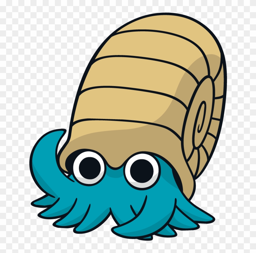 Omanyte Pokemon Character Vector Art - Pokemon Omanyte Dream World Clipart #4401564