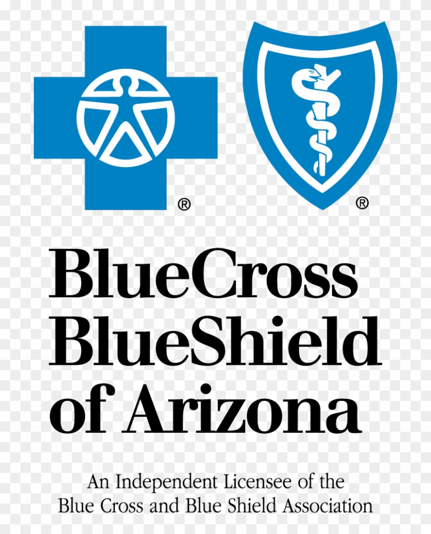 Bcbsaz Logo 3005&blk Stacked - Crest Clipart