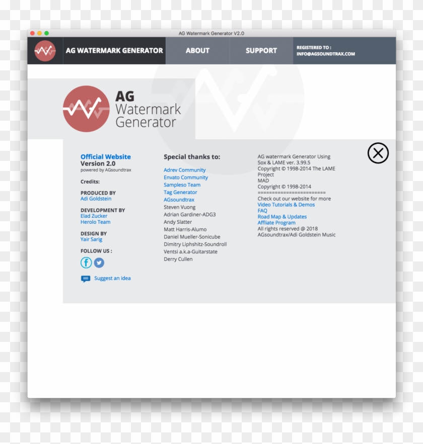 Ag Watermark Generator V - Does Incognito Mean Clipart