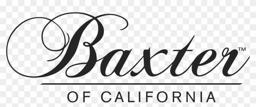 Baxter Logo Black - Baxter Of California Logo Png Clipart #4402112
