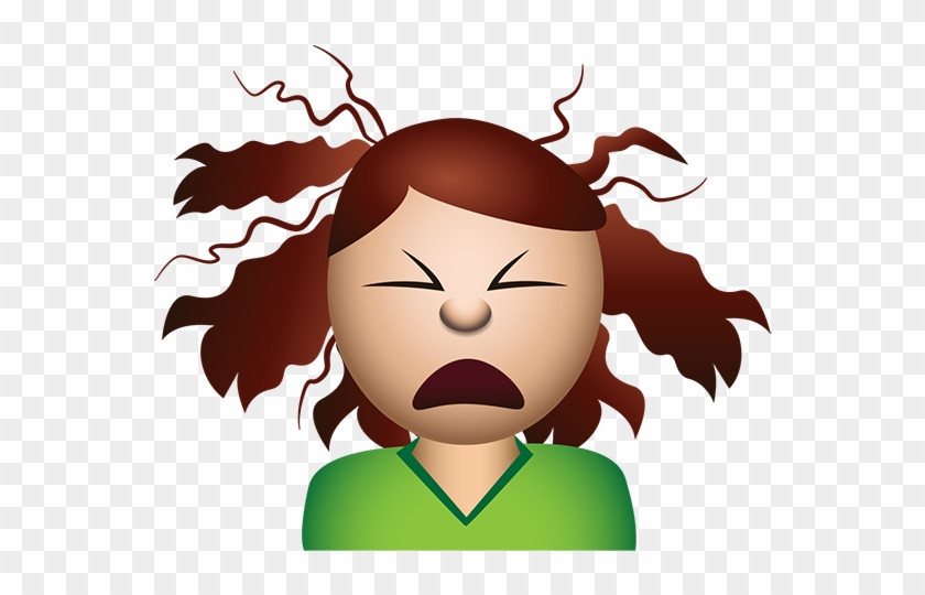 Loreal Garnier Illustrated Messaging Sticker Emoji - Cartoon Clipart