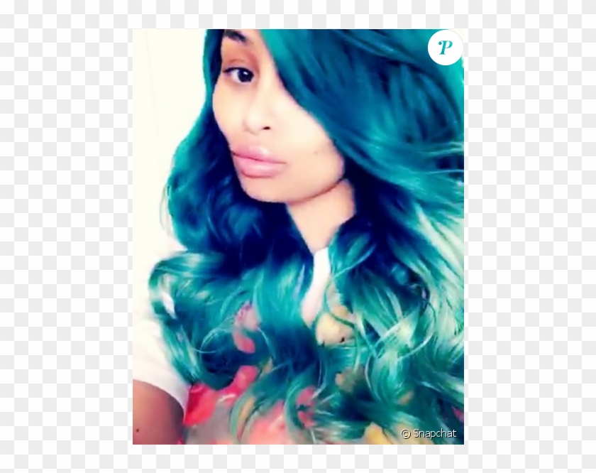 Blac Chyna Parle De Sa Grossesse Sur Snapchat, Annonce - Blac Chyna Aqua Hair Clipart