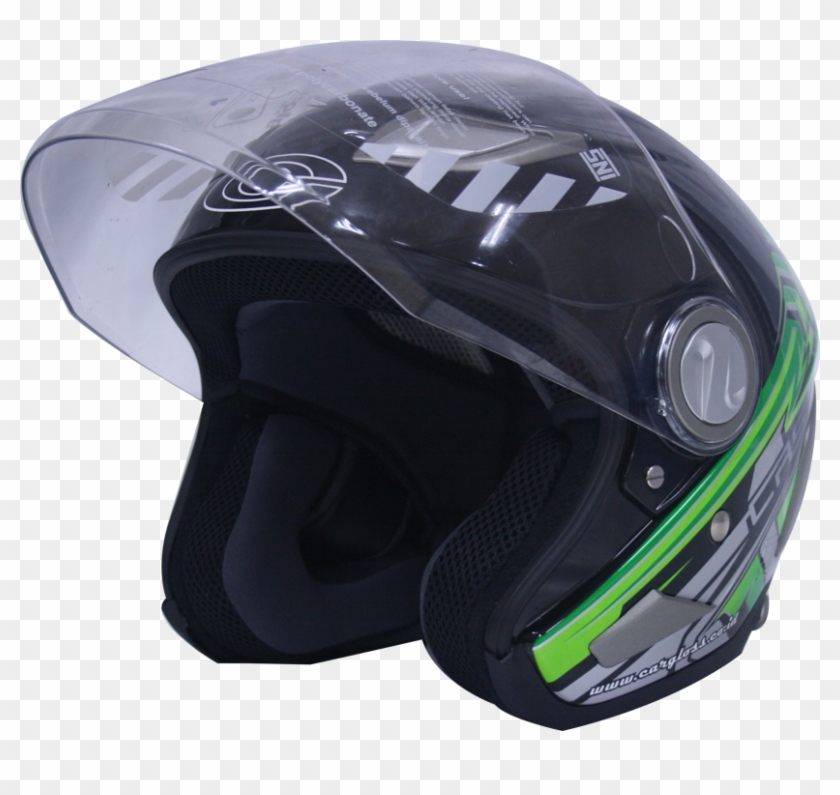 Helmet - Open Face - Motorcycle Helmet Clipart