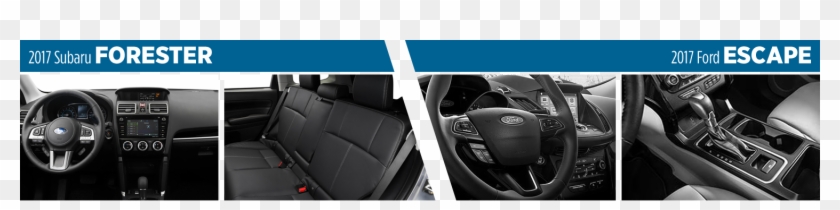2017 Subaru Forester Compares Vs Ford Escape Interior - Ford Mondeo Clipart #4403376