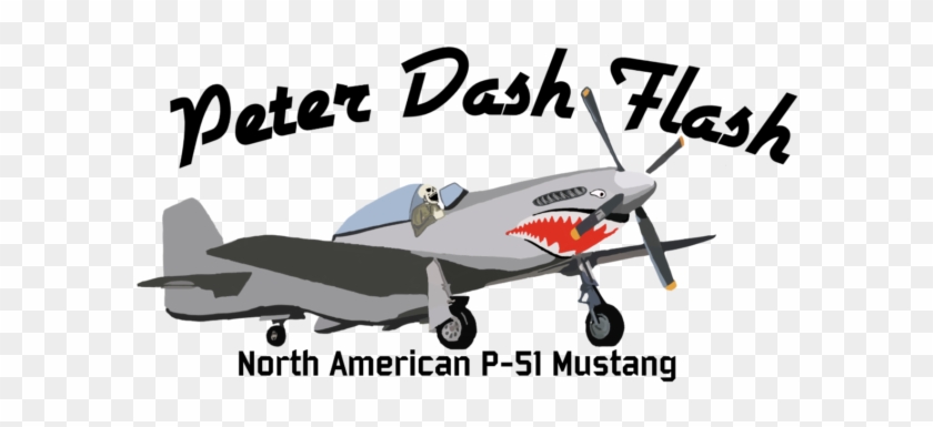 North American P 51 Mustang Spam Can, Peter Dash Flash - Delicious Cafe Clipart #4403482