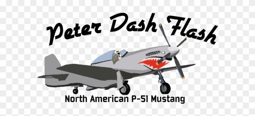 North American P 51 Mustang Spam Can, Peter Dash Flash - Delicious Cafe Clipart