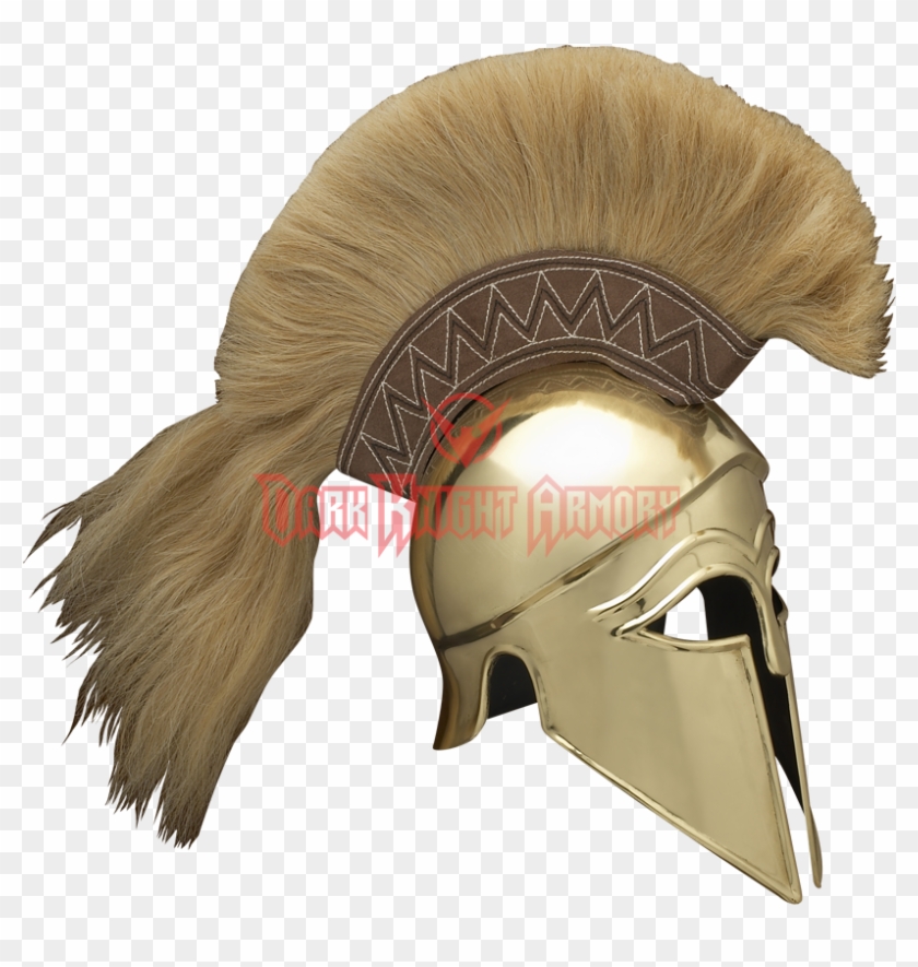 Italo Brass Corinthian Helm With Plume - Corinthian Helmet Side Clipart #4403739