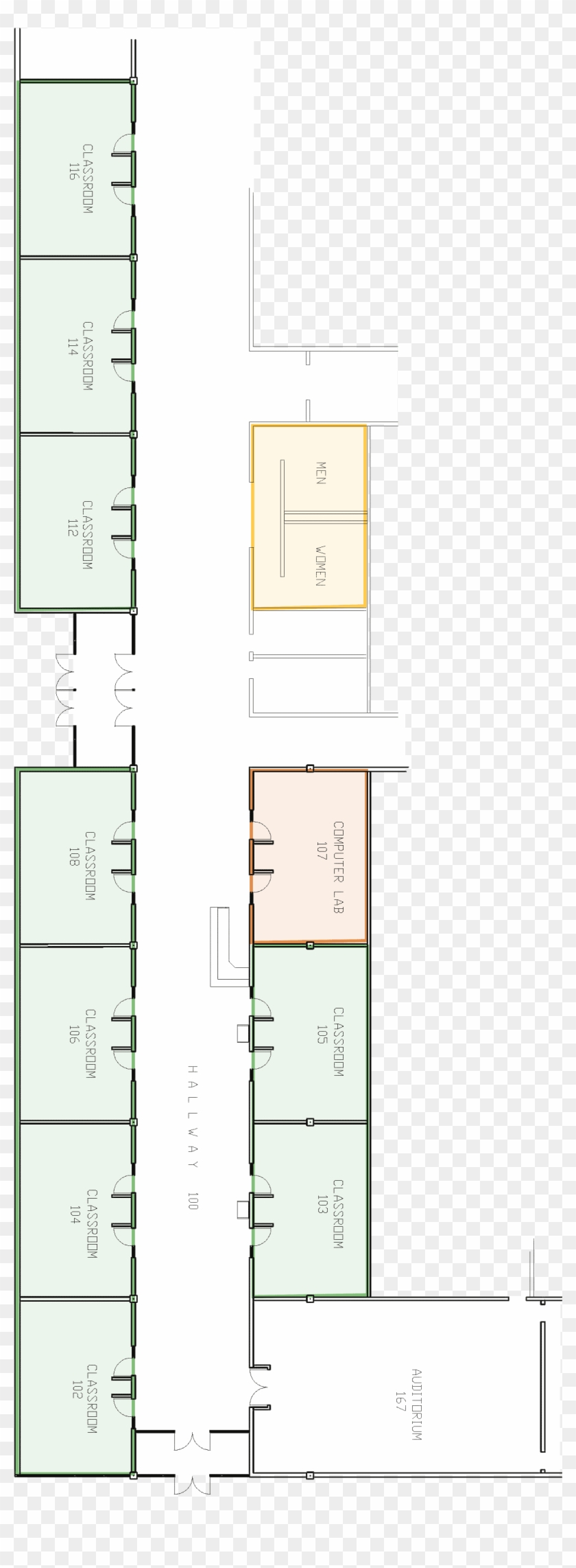 National Guard Building Level - Floor Plan Clipart #4403793