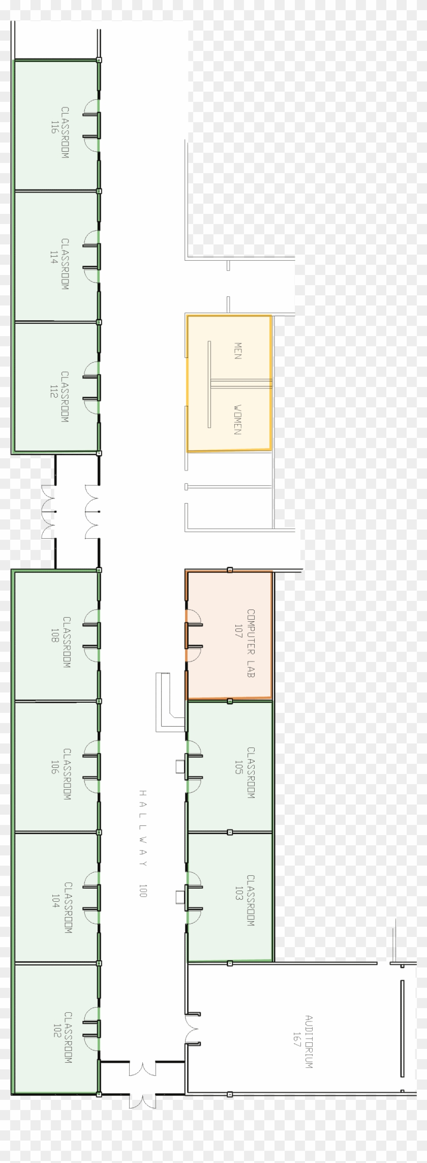 National Guard Building Level - Floor Plan Clipart