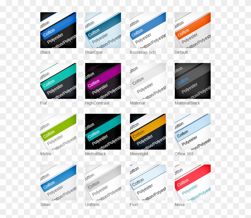 Kendo Ui Web Themes - Kendo Ui Themes Clipart #4404020