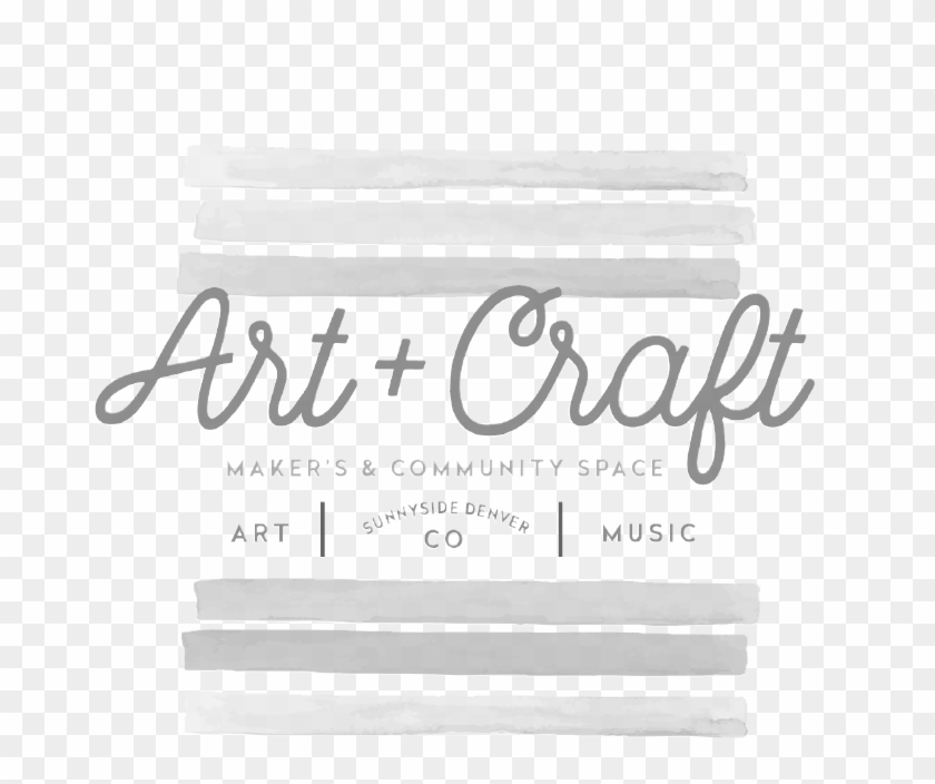 Art Craft Logo Design Courtney Oliver Freelance Design - Calligraphy Clipart #4404676