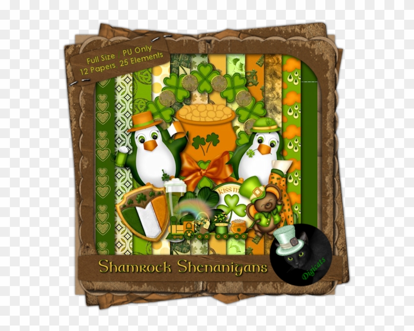 Shamrock Shenanigans Mini Kit - Clockwork Angel Clipart #4405295