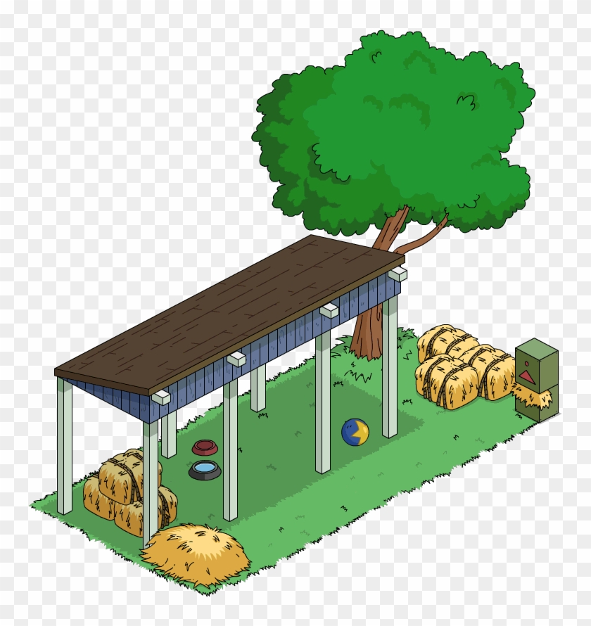 Petting Zoo Awning - Oak Clipart