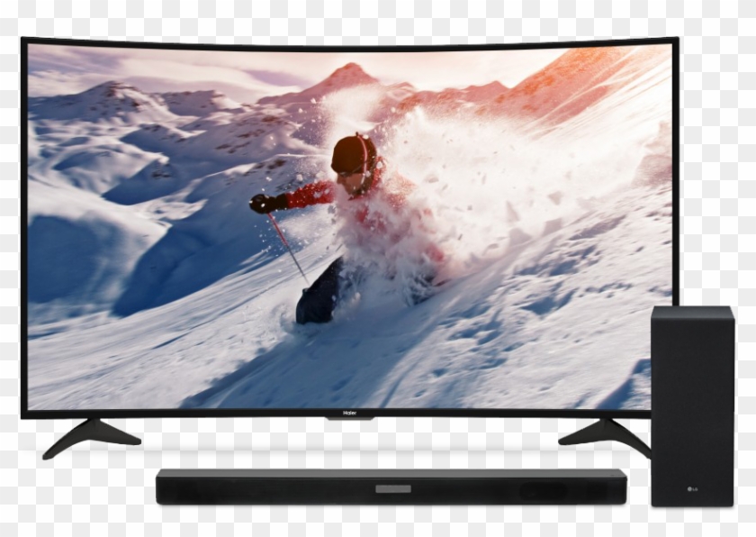 Overview - Haier 55 Curved 4k Uhd Television Clipart